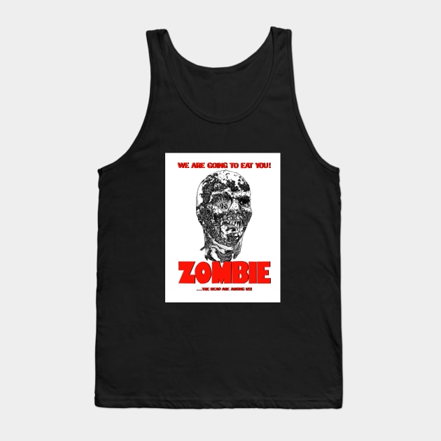 Zombie Tank Top by attackofthegiantants